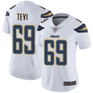 Los Angeles Chargers NFL Football Sam Tevi White Jersey Women Limited  #69 Road Vapor Untouchable->los angeles chargers->NFL Jersey